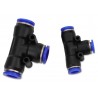 RACCORD PNEUMATIQUE EN T PE 6mm