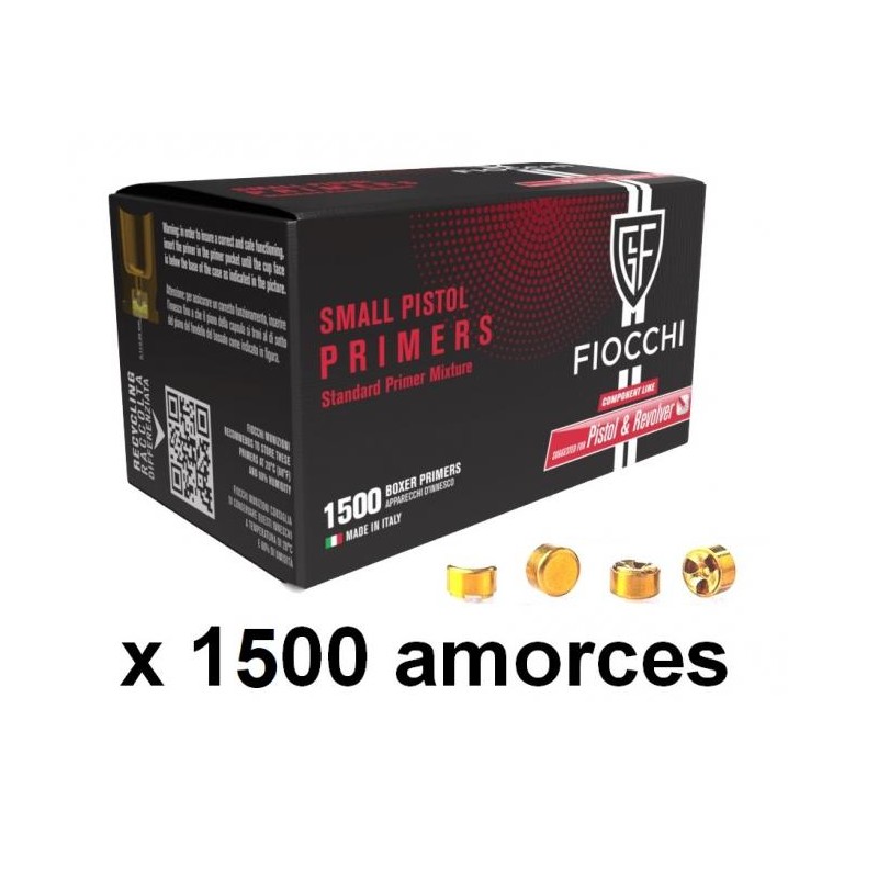 AMORCES FIOCCHI SMALL PISTOL SP /1500