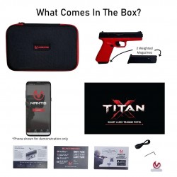 GLOCK 17 MANTIS TITANX - SYSTÈME D'ENTRAÎNEMENT LASER NOUVELLE GÉNÉRATION