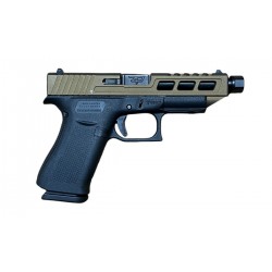 Glock 48 Zaffiri Custom ZPS.2 Burnt Bronze 9x19 | Canon Fileté Noir