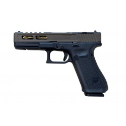 Glock 17 Gen5 Zaffiri Django Custom Midnight Bronze RMR 9x19 – Canon Flûté Or