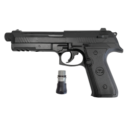 LTL Alfa 1.5 Gen II .50 18J CO₂ – Pistolet Semi-Automatique Noir + 25 Billes