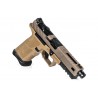 ZEV OZ9 Standard FDE 9x19 – Canon Match Fileté DLC Noir – 2 Chargeurs