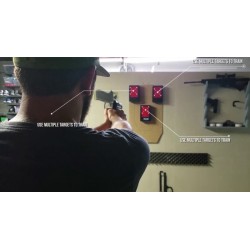 Cible Laser Réactive Keiron - Entraînement Tir à Sec Universel - IPSC, TAR, Steel Challenge
