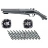 Pack FUSIL DEFENSE HDS T4E CALIBRE 0.68 CO2 BLACK UMAREX 16 JOULES