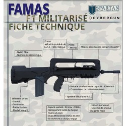 FAMAS Fibre Nylon MILITARISE AEG MOSFET INTÉGRÉ